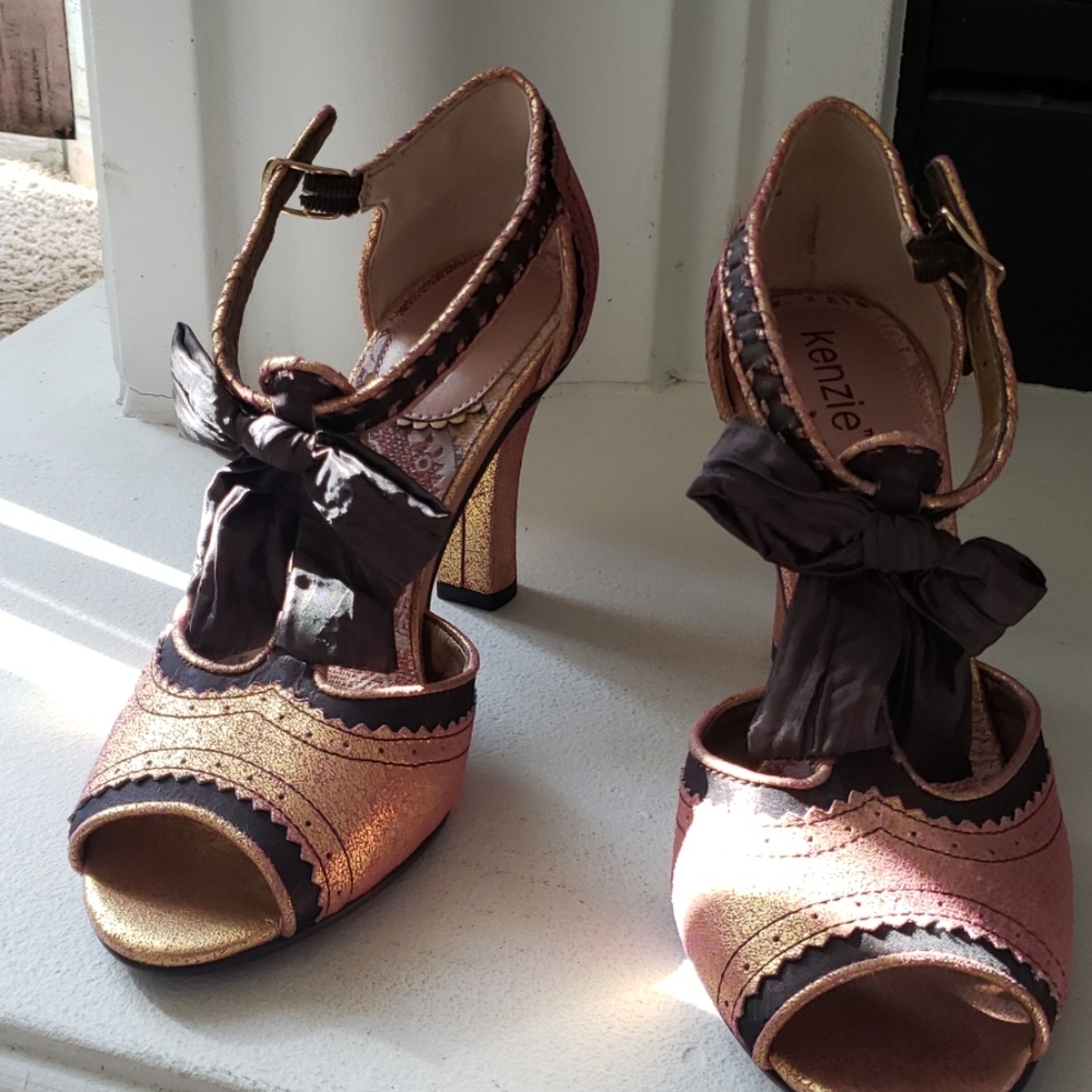 Kenzie Rose Metallic Leather (Beloved)High heels